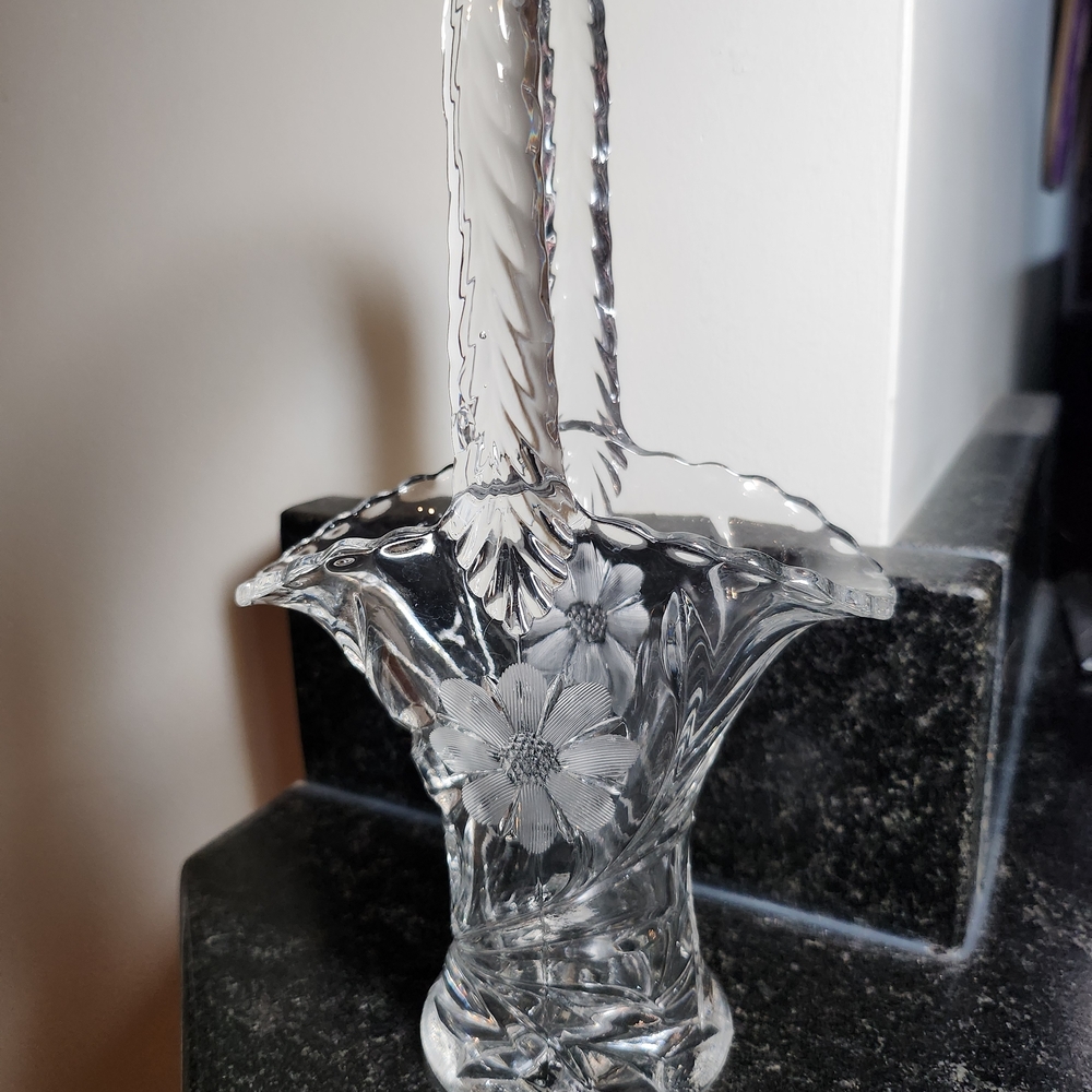 Crystal Floral Design Basket
